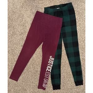 Lot Of 2 Girls Leggings Size 10, 12